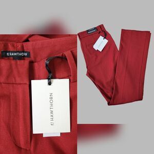 STITCH FIX 41 Hawthorn Becca Mid Rise Bootcut Burgundy Merlot Women Size 2 Pants